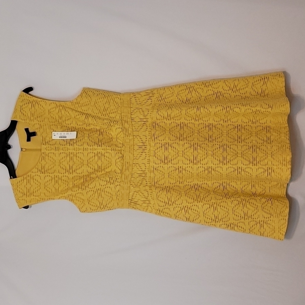 J Crew Sleeveless Yellow  A line Mini Dress - Picture 4 of 16